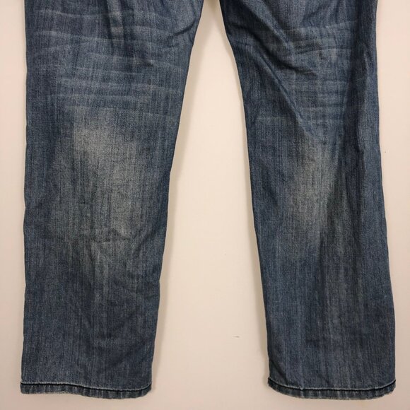 ZCavaricci Jeans Women 14 Blue Distressed Rhinestone Embroidered Relaxed 90s 80s - Picture 3 of 12